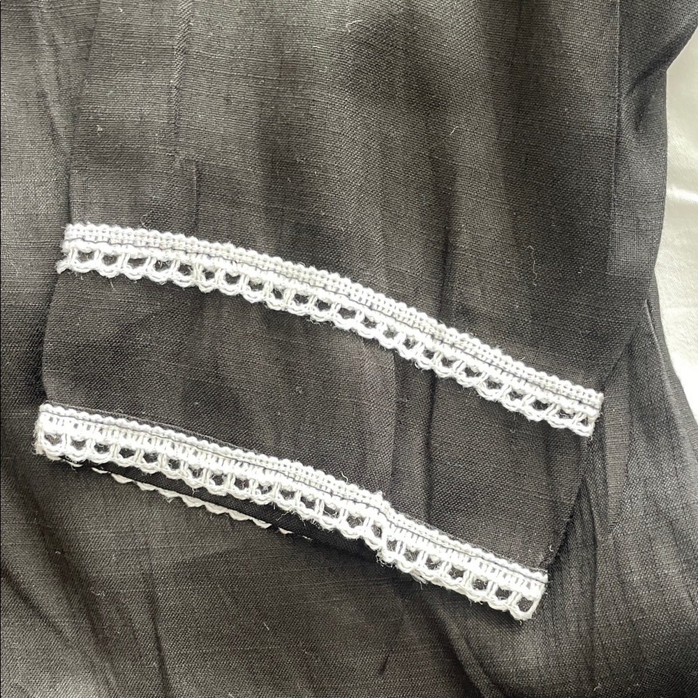 Black Embroidered Women's Tunic - Picture 5 of 8